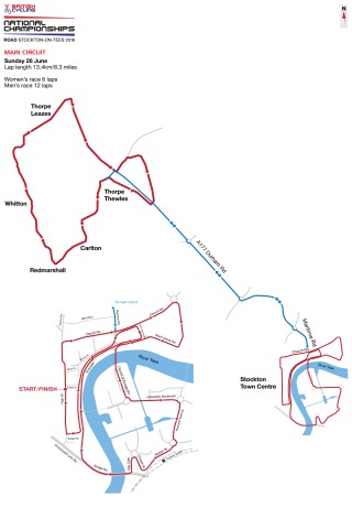 2016 British Cycling National Road Championships road race course