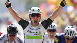 Mark Cavendish delivered a devastating sprint to take his 27th Tour de France stage win and with it the yellow jersey for the first time in his career.