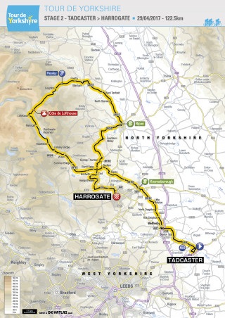 Tour de Yorkshire stage 2 - Tadcaster to Harrogate