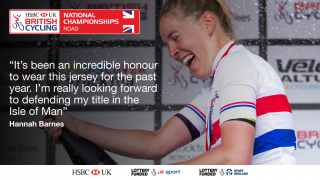Hannah Barnes is ready to defend her national road race championship on the Isle of Man