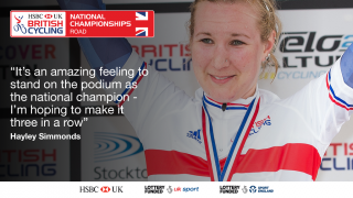 Hayley Simmonds will look to complete a time trial hat-trick at the HSBC UK | National Road Championships on the Isle of Man