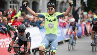 Adam Blythe becomes British road race champion in Stockton-on-Tees in 2016