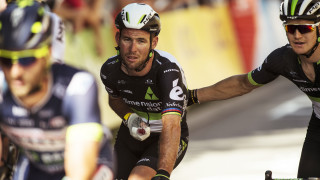 Mark Cavendish after crashing on stage four of the Tour de France 