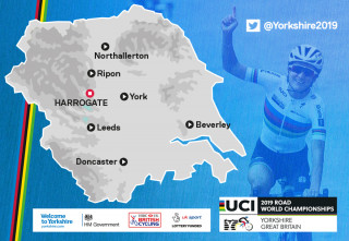 The towns and cities across Yorkshire being lined up as host locations for the 2019 UCI Road World Championships.