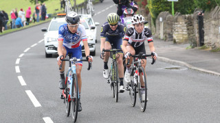 The breakaway group on stage four of the ovo energy women's tour 