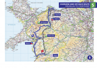 Map of Stage 5 for the 2018 OVO Energy Women's Tour.