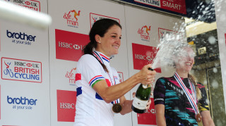 Lizzie Deignan winning the HSBC UK National Road Championships 2017.