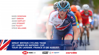 Great Britain Cycling Team for the 2018 Tour L'Avenir.