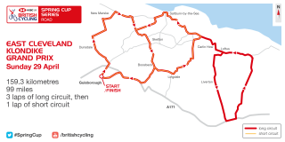 Course map for the East Cleveland Klondike