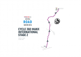 Cycle 360 Manx International Stage Race Stage 2 Map.