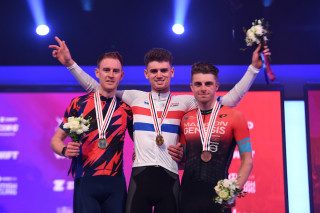Cameron Jeffers wins eRacing national championship at BT Sport studios in March 2019.