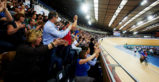 Crowds at the Lee Valley VeloPark