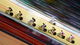 Action at the British Cycling National Track Chapionships