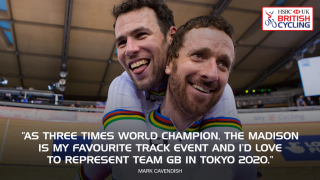Mark Cavendish welcomes the addition of the Madison to the Olympic prgramme in Tokyo