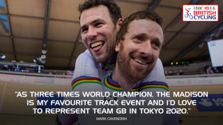 Mark Cavendish welcomes the addition of the Madison to the Olympic prgramme in Tokyo