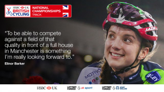 Elinor Barker set to compete at the 2017 HSBC UK National Track Championships