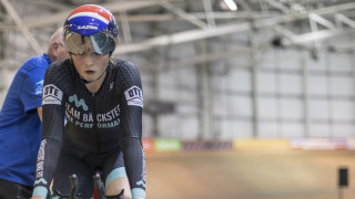 Ellie Russell at the HSBC UK Junior and Youth National Track Championships.