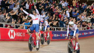 Men's Team Pursuit Track World Cup 2018 London win bronze.