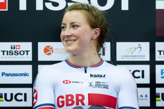 Vic Williamson at the 2018-2019 Track Cycling World Cup in Hong Kong.