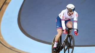 Jason Kenny at the Track Cycling World Cup in London 2018.