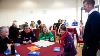 Volunteers at a HSBC UK Go-Ride and Commissaires Conference