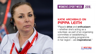 Pippa Leith is the key organiser of weekly events both on the track and the closed-road circuit at Londonâ€™s Lee Valley Velopark. 