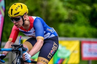 Rider at the 2021 National Paracycling Championships