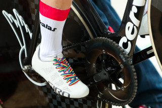 Rainbow Laces used by the Great Britain Cycling Team