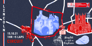 Route for the circuit race at the 2021 National Road Championships in Lincoln