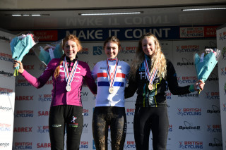 2022 National Cyclo-cross Championships podium, Junior Women