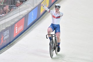 Ali Fielding wins team sprint bronze at the 2022 European Championships in Munich