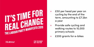 Labour cycling policy general election 2019