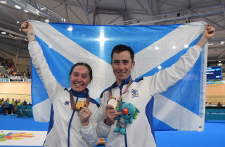 John and Katie Archibald Celebrate together