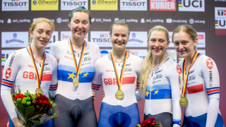 Golden girls lead the way on day one of Berlin Track World Cup