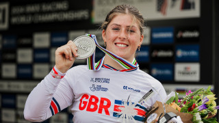 Hutt delivers silver service at 2024 UCI BMX Racing World Championships