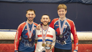 Matt Hill and Lauren Hookway crowned national champions at Cycle Speedway British Indoor Championships