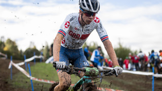 Great Britain Cycling Team in action in the junior cross-country races at the UCI MTB World Championships