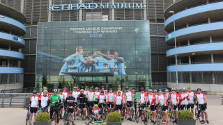 Local cycling champions get in the saddle for 2019 Saints Foundation Big Bike Challenge