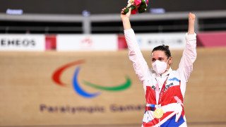 Dame Sarah Storey takes the Gold on Day One of the Paralympics