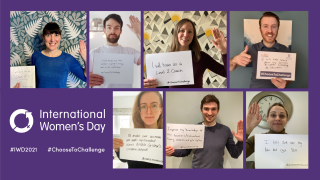 We #ChooseToChallenge on International Women&rsquo;s Day