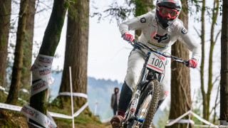 Stacey Fisher and Charlie Hatton take the top honours in Round 1 of the National Downhill Series in Rheola, Wales
