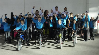 Go-Ride schools meet GB BMX team