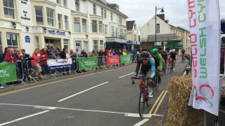 Mould and Miller winners at 2015 Prostate Cymru Welsh Cycling Criterium Championships