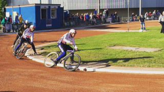 Mixed fortunes for Great Britain Cycle Speedway teams in Newport Ashes round