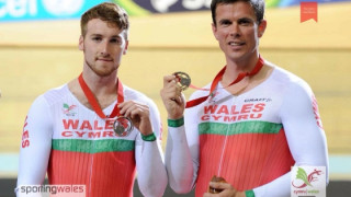 Ellis and Williams collect Wales&#039; first cycling medal of the Games
