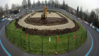 Work continues apace on phase two developments at Herne Hill Velodrome