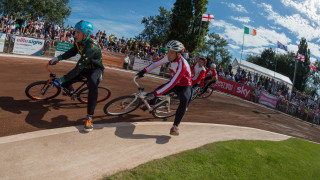 England run Poland close at cycle speedway team world championships