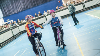 Read and Whitehead celebrate British Indoor Cycling Speedway Championships success