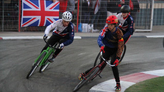 Great Britain Cycling Team cycle speedway riders on top form down under