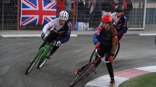 Great Britain Cycling Team cycle speedway riders on top form down under